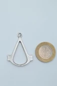 Assassin's Creed Gümüş Kaplama Örme Zincir Kolye thumbnail 4