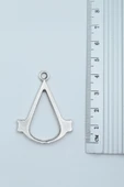 Assassin's Creed Gümüş Kaplama Örme Zincir Kolye thumbnail 3