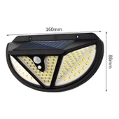 Powermaster MX-118 Smd Ledli Sensörlü Solar Duvar Lambası thumbnail 2