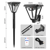 Powermaster HS-V83 Kumandalı 3 Modlu Solar Aydınlatma thumbnail 2