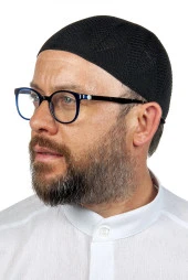Berra Çelik Örme Dantel Namaz Takkesi Siyah 1 Adet thumbnail 1