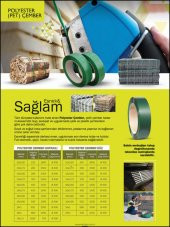 POLYESTER YEŞİL PET ÇEMBER 19MM ÜCRETSİZ KARGO thumbnail 2
