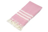 Pembe Pamuk Bambu Peştemal thumbnail 2