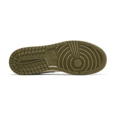 Air Jordan 1 Low Black Toe Medium Olive thumbnail 5