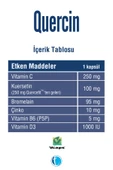 Tab İlaç Fitozomal Quercetin 30 Bitkisel Kapsül thumbnail 3