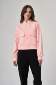 EXUMA KADIN CEKET-1521158 PEMBE thumbnail 9
