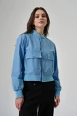 EXUMA KADIN CEKET INDIGO -1521158 thumbnail 8
