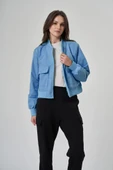 EXUMA KADIN CEKET INDIGO -1521158 thumbnail 10