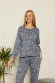 Moda Çizgi Kadın Penye Pijama thumbnail 1