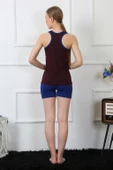 Moda Çizgi Kadın Penye Şortlu Takım 3611 thumbnail 4