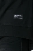 Erkek Siyah Basic Bisiklet Yaka Sweatshirt thumbnail 3