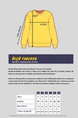 Haki Kadın Pamuklu Oversize Basic Bisiklet Yaka  Sweatshirt thumbnail 7