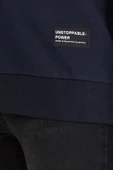 Kadın Lacivert Renk Basic Bisiklet Yaka Sweatshirt thumbnail 6