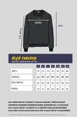 Erkek Koyu Yeşil Basic Bisiklet Yaka Sweatshirt thumbnail 7