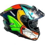 AXXIS PANTHER AMAZONİA B1 GLOSS KASK YEŞİL thumbnail 2