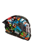 AXXIS PANTHER  GOOSE A1 GLOSS KASK MAVİ thumbnail 1