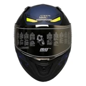 MTS M-201 SNAKE FULL FACE KASK MISION BLUE thumbnail 1