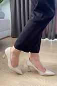 Kadın Samba Krem Rugan Stiletto thumbnail 3