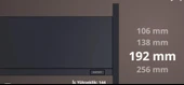 Samet Flowbox 192/18 Frenli Antrasit 500mm thumbnail 3