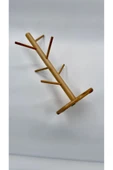 Bambu Fincan Rafı, Bambu Bardaklık (35CM) thumbnail 3