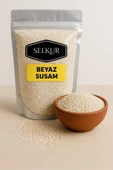 SELKUR  Beyaz Susam 100GR thumbnail 1