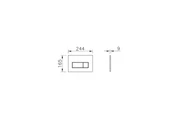 VitrA Root Square 740-2324 Kumanda Paneli, Soft Altın thumbnail 4