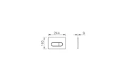 VitrA Root Round 740-2224 Kumanda Paneli, Soft Altın thumbnail 3