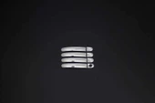 OMSA VW T5 Multivan Krom Deco Kapı Kolu 4 Kapı 1 Delik 2003 ve Sonrası thumbnail 1