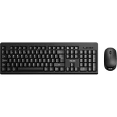 Philips SPT6324 Kablosuz Türkçe Q Klavye & Mouse Seti Siyah thumbnail 3