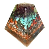 Orgonit Fosforlu Piramit Maya 8cm thumbnail 4
