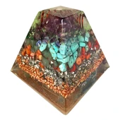 Orgonit Fosforlu Piramit Maya 8cm thumbnail 1