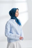 LINE DESEN TWILL İPEK EŞARP -4304 thumbnail 5