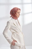 NETWORK DESEN TWILL İPEK EŞARP - 4307 thumbnail 5