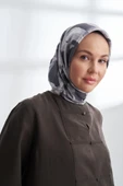 CRAYON DESEN TWILL İPEK EŞARP - 4305-134 thumbnail 1