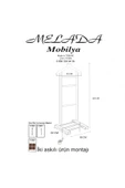 Melada Mobilya Gürgen Tekli Ham Cilalı Dilsiz Uşak thumbnail 4