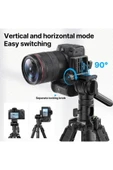 MT-65 Bluetooth Kumandalı Deve Boynu Video Tripod thumbnail 6