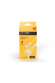 Kodak USB Kablosu Usb 3'ü 1 Arada Kablo/Usb Type-c Lightning Micro usb thumbnail 1
