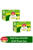 Doğuş Yeşil Çay Limonlu 20'li X 2 Adet thumbnail 1