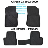 Citroen C3 2002-2009 4D Premium Havuzlu Paspas thumbnail 1