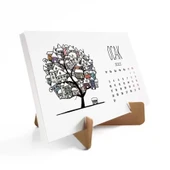 Mevsim Ağaç Takvim 2026 Masa Takvimi thumbnail 1