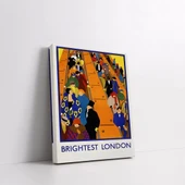 Renk Cümbüşü Londra Kanvas Tablo thumbnail 2