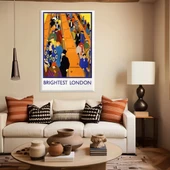 Renk Cümbüşü Londra Kanvas Tablo thumbnail 1