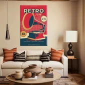 Retro Müzik Fuarı Kanvas Tablo thumbnail 1