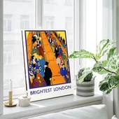 Renk Cümbüşü Londra Kanvas Tablo thumbnail 3