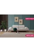 Perla Sofa   NELSON ÜÇLÜ KOLTUK KETEN KREM thumbnail 1
