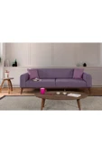 Perla Sofa   SENECA YATAKLI KANEPE KETEN MOR thumbnail 1
