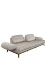 Perla Sofa   Nelson Üçlü Koltuk Babyface Krem thumbnail 4