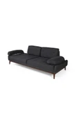 Perla Sofa   NELSON ÜÇLÜ KOLTUK KETEN ANTRASİT thumbnail 4