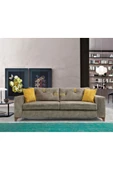 Perla Sofa   Konfor Üçlü Kanepe Vizon thumbnail 2