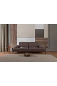 Perla Sofa   Nelson Üçlü Kanepe Keten Kahve thumbnail 2